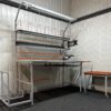 Kompletne stanowisko do pakowania 160x80 / Oświetlenie LED 2x18W / Wieszak na foliopaki - obrazek 5